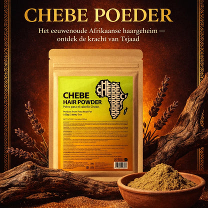 Chebe Haar Poeder — Lengtebehoud & Haargroei
